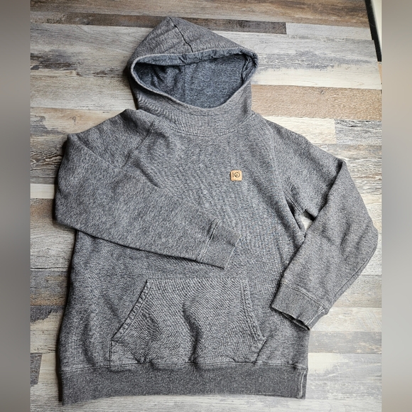 10tree Hoodie Gray Size Medium Kangaroo Pockets - Picture 1 of 12